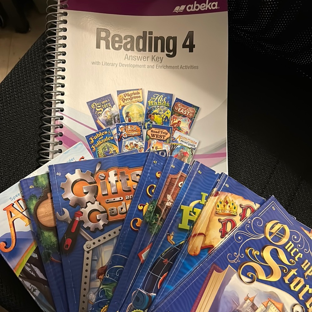Abeka Reading 4 lot